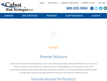 Tablet Screenshot of cabotrisk.com